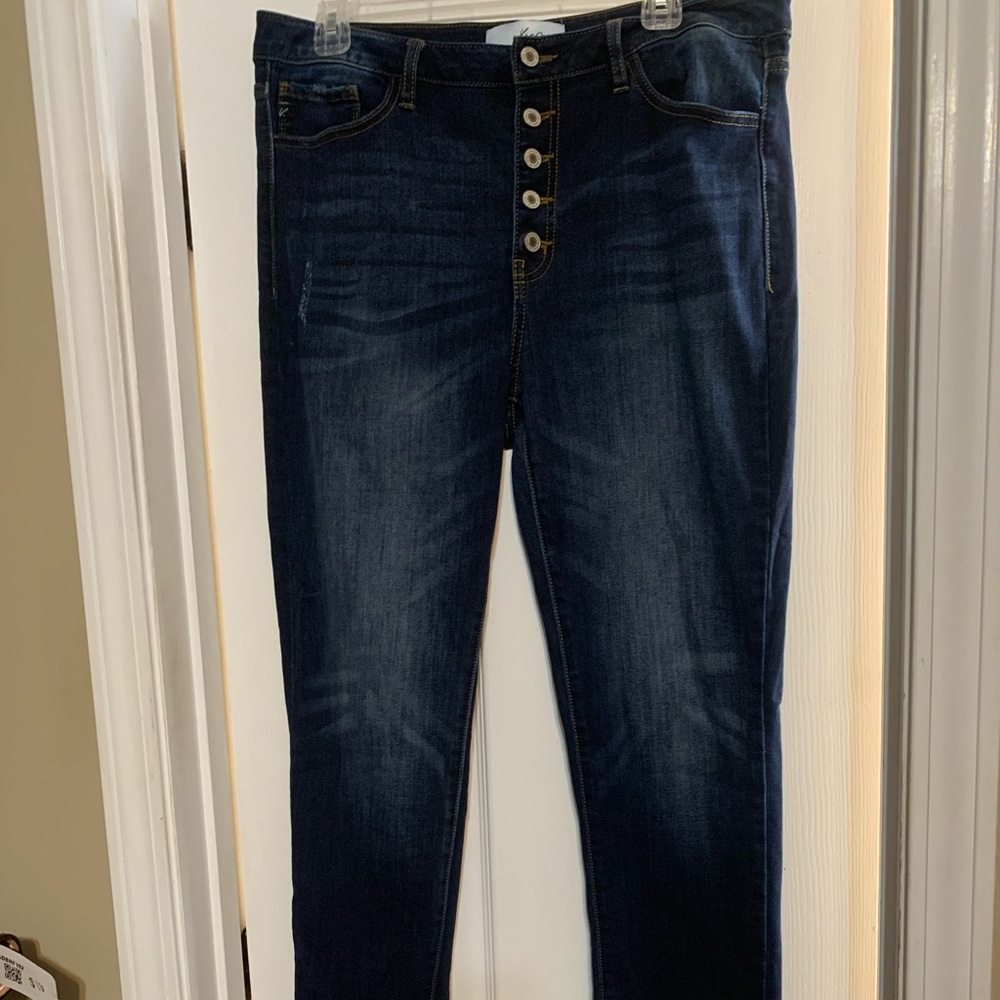 Size 15 Kancan straight leg high waisted jeans
